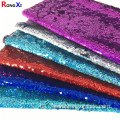 5MM Dream laser bling navy blue sequin fabric